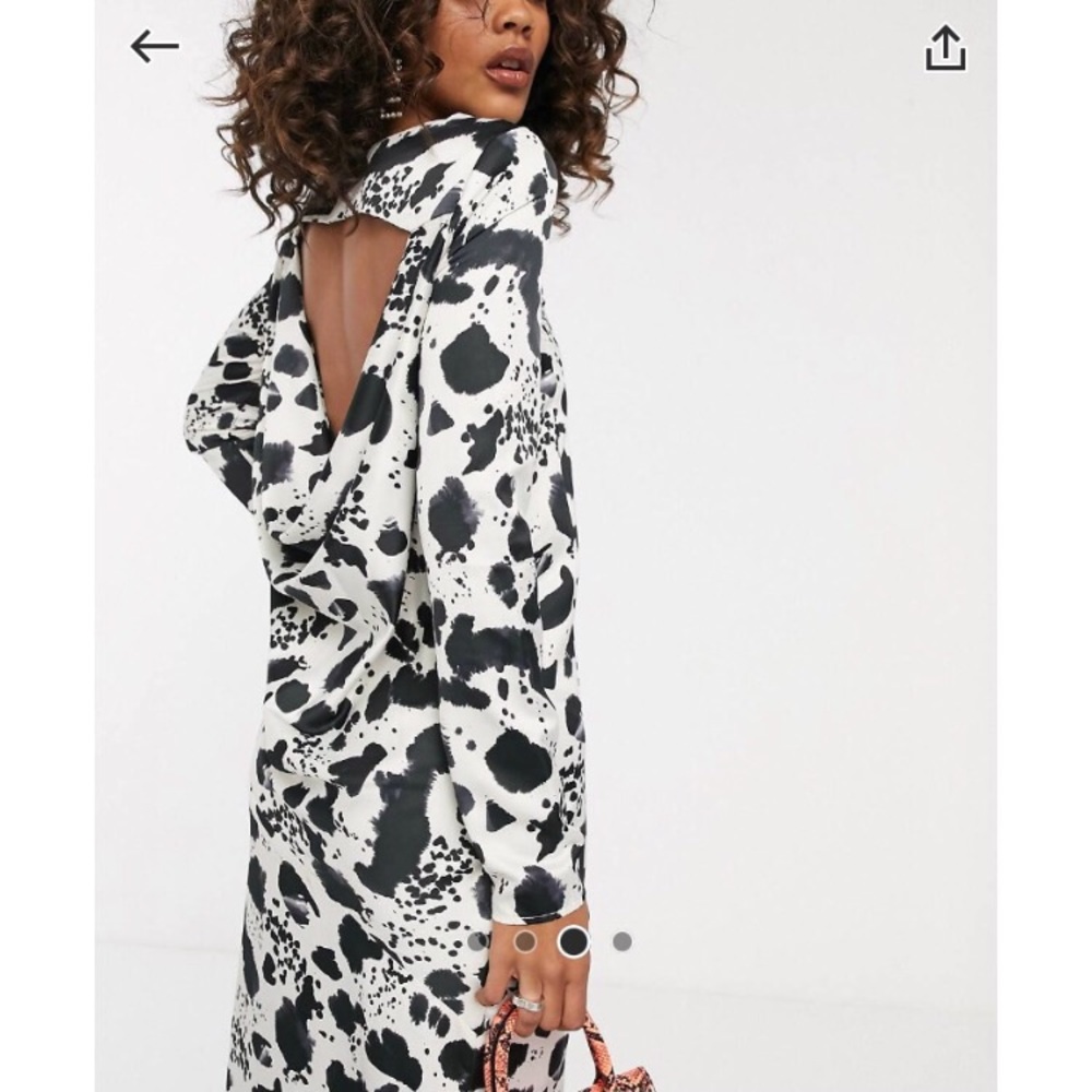 ASOS Design Tall maxi dress w/ cowl back